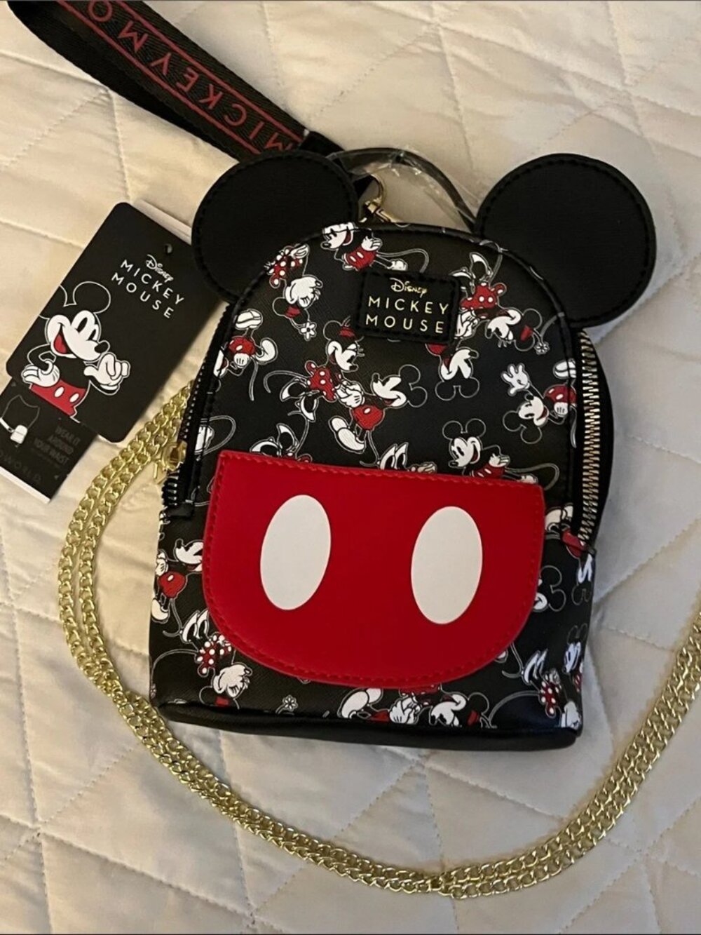 Mickey Mouse Mini Backpack Purse - Picture 2 of 9